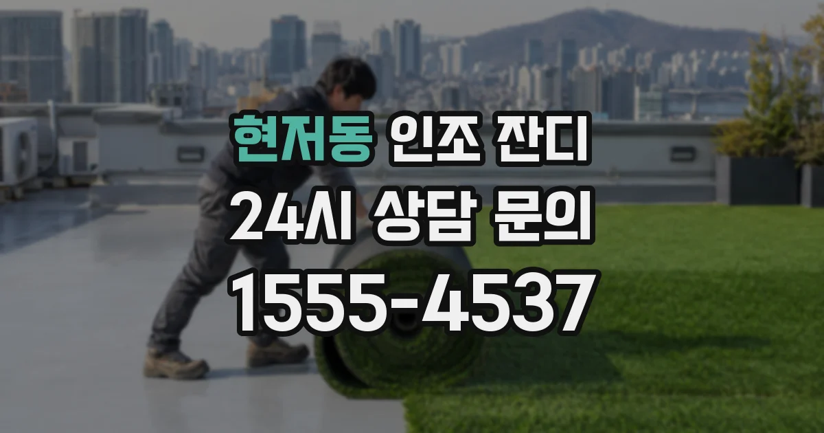 현저동 인조 잔디