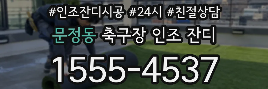 문정동 축구장 인조 잔디