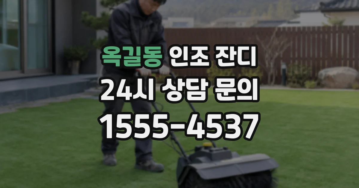 옥길동 인조 잔디