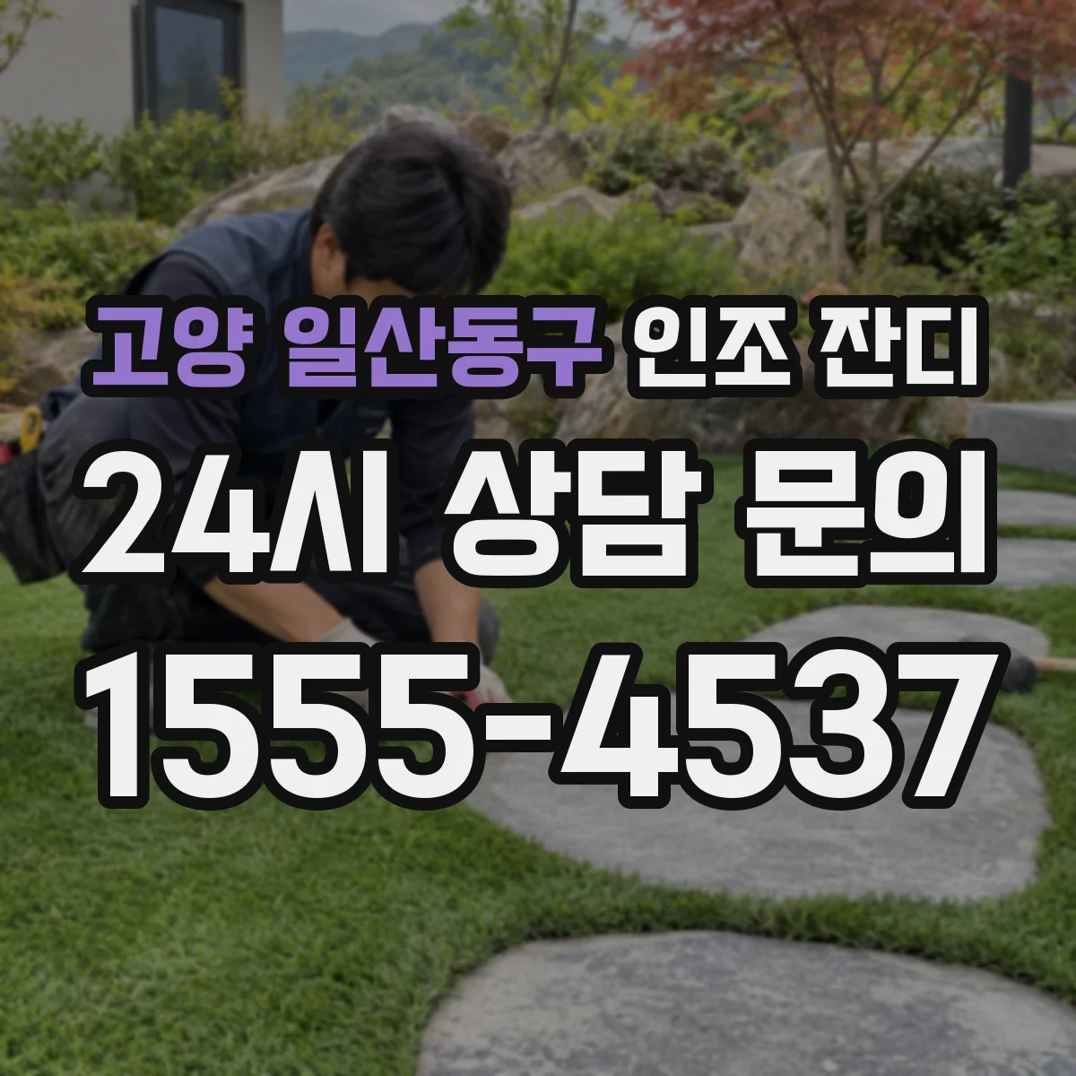 고양 일산동구 인조 잔디