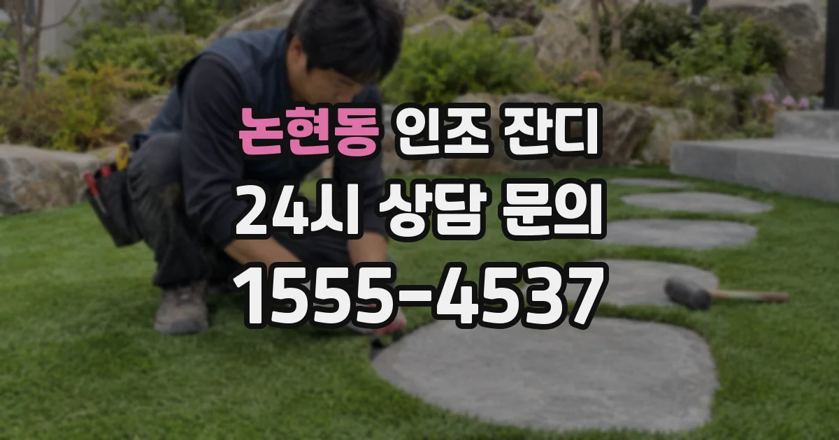 논현동 인조 잔디