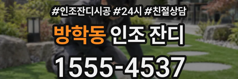 방학동 인조 잔디