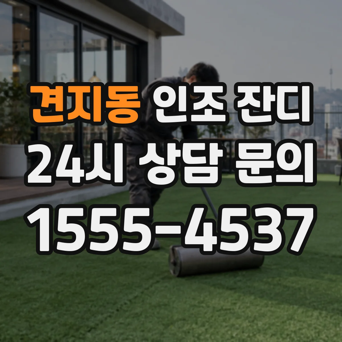 견지동 인조 잔디