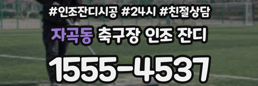 자곡동 축구장 인조 잔디