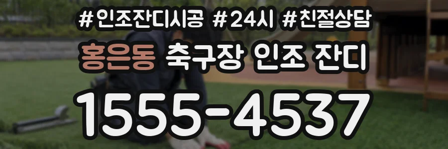 홍은동 축구장 인조 잔디