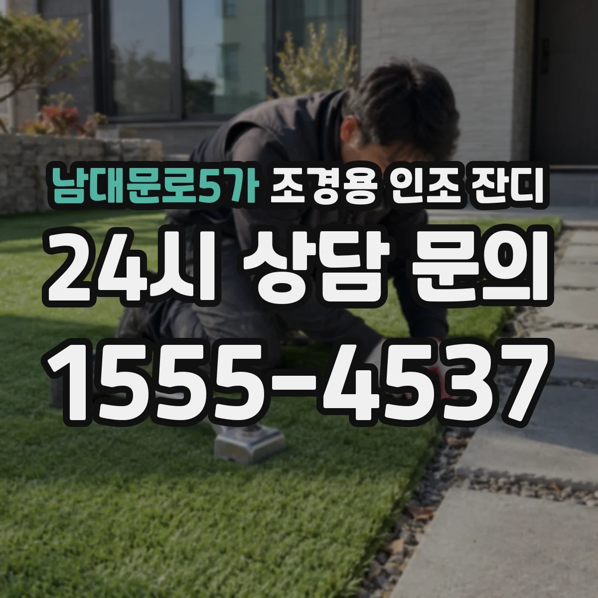 남대문로5가 조경용 인조 잔디
