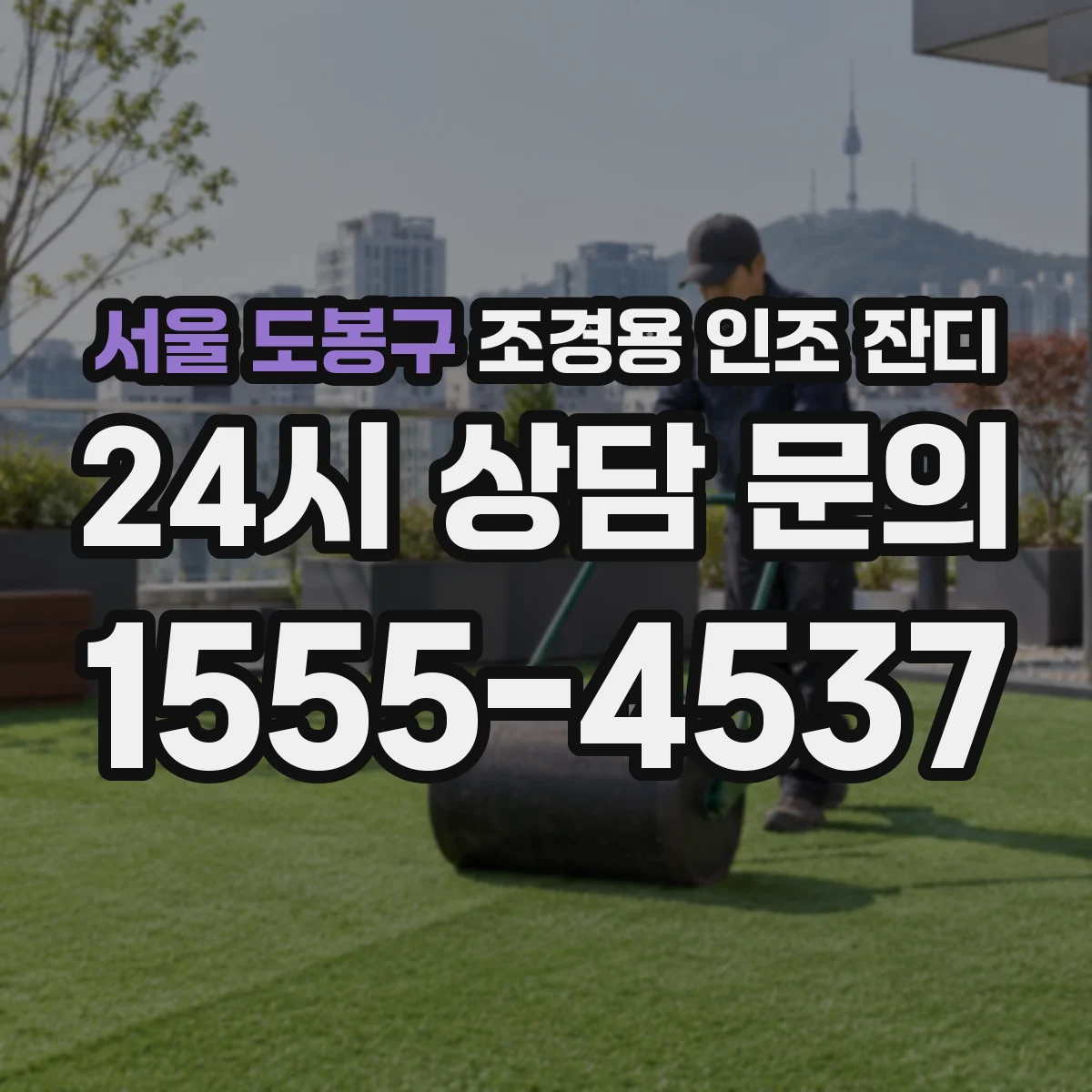 서울 도봉구 조경용 인조 잔디
