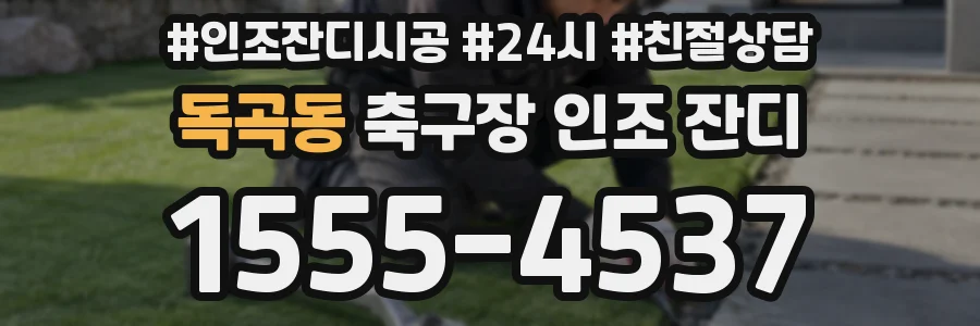 독곡동 축구장 인조 잔디