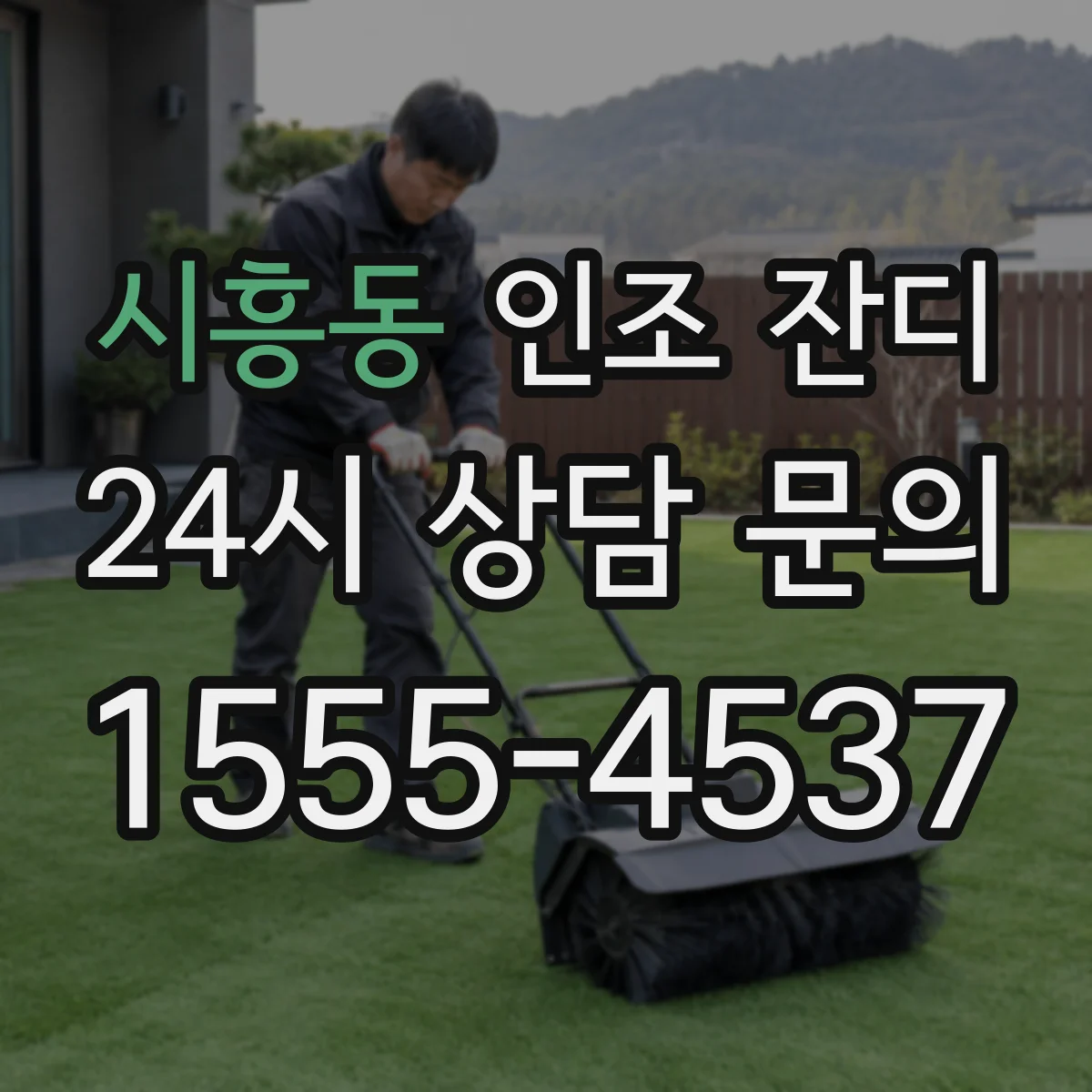 시흥동 인조 잔디