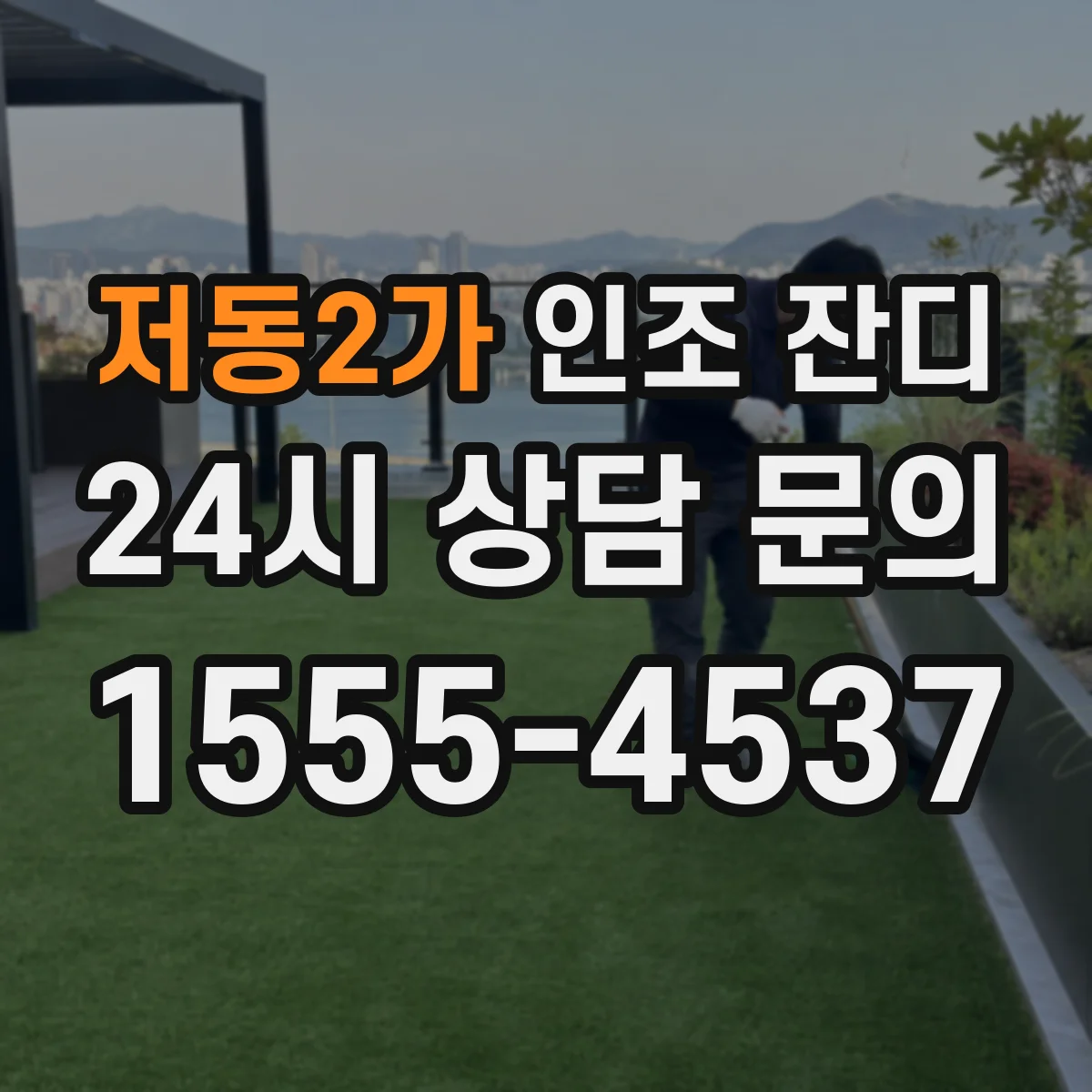 저동2가 인조 잔디