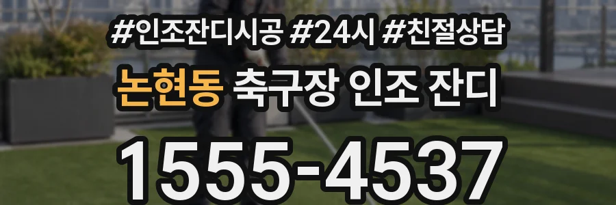 논현동 축구장 인조 잔디
