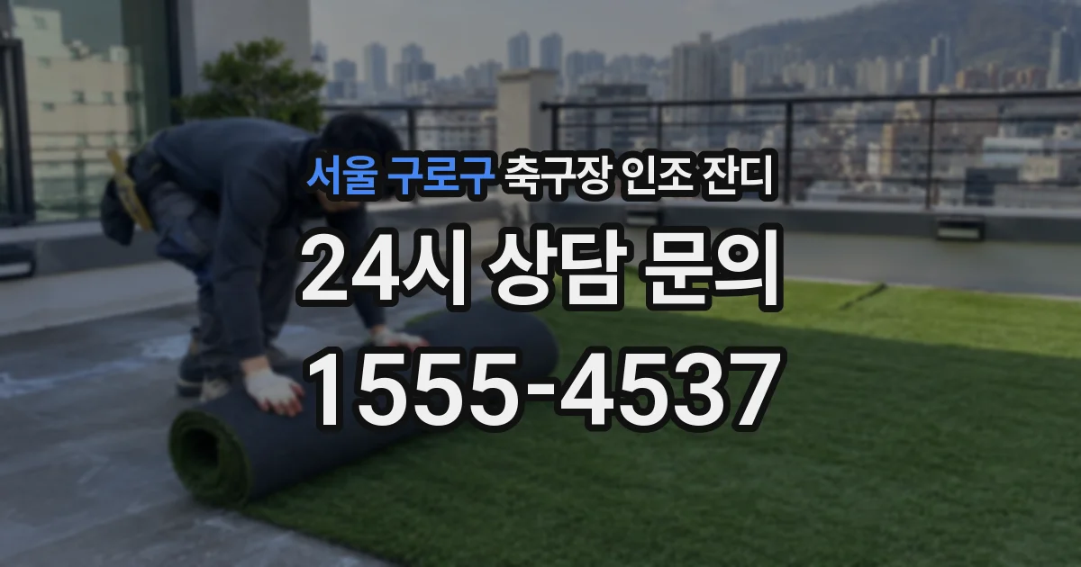 서울 구로구 축구장 인조 잔디