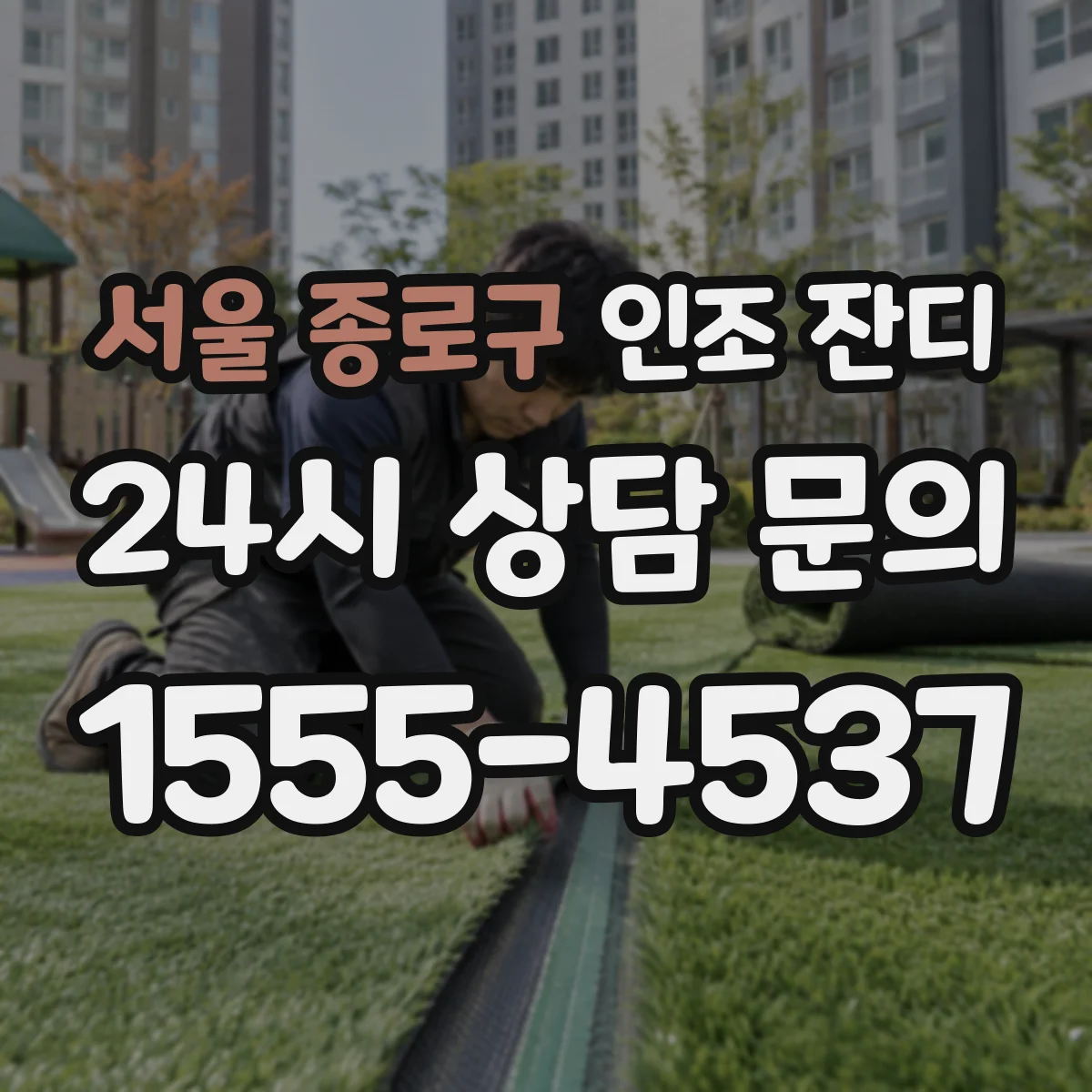 서울 종로구 인조 잔디