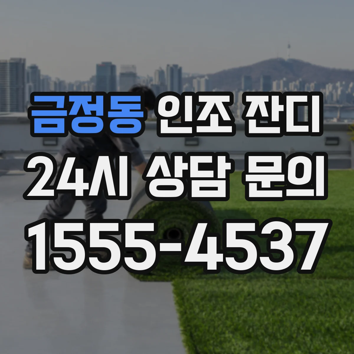 금정동 인조 잔디