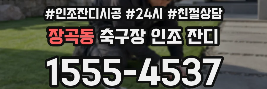 장곡동 축구장 인조 잔디