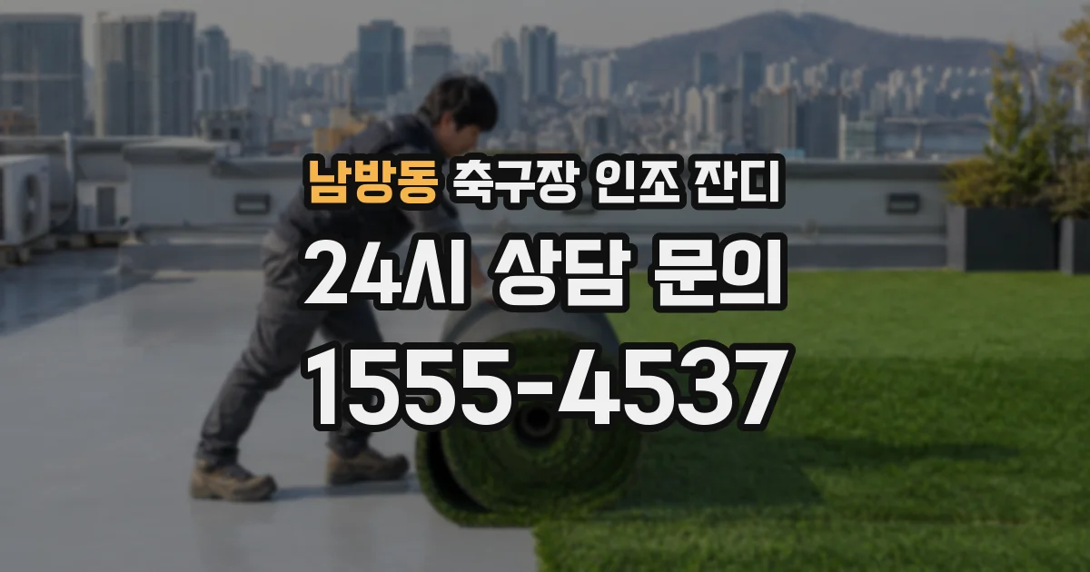 남방동 축구장 인조 잔디
