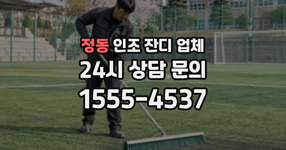 정동 인조 잔디 업체