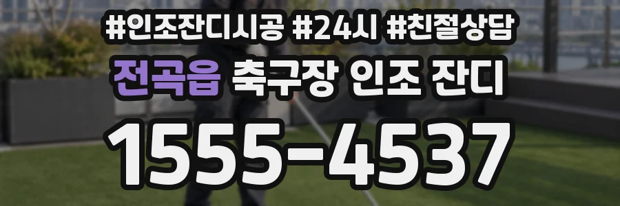 전곡읍 축구장 인조 잔디