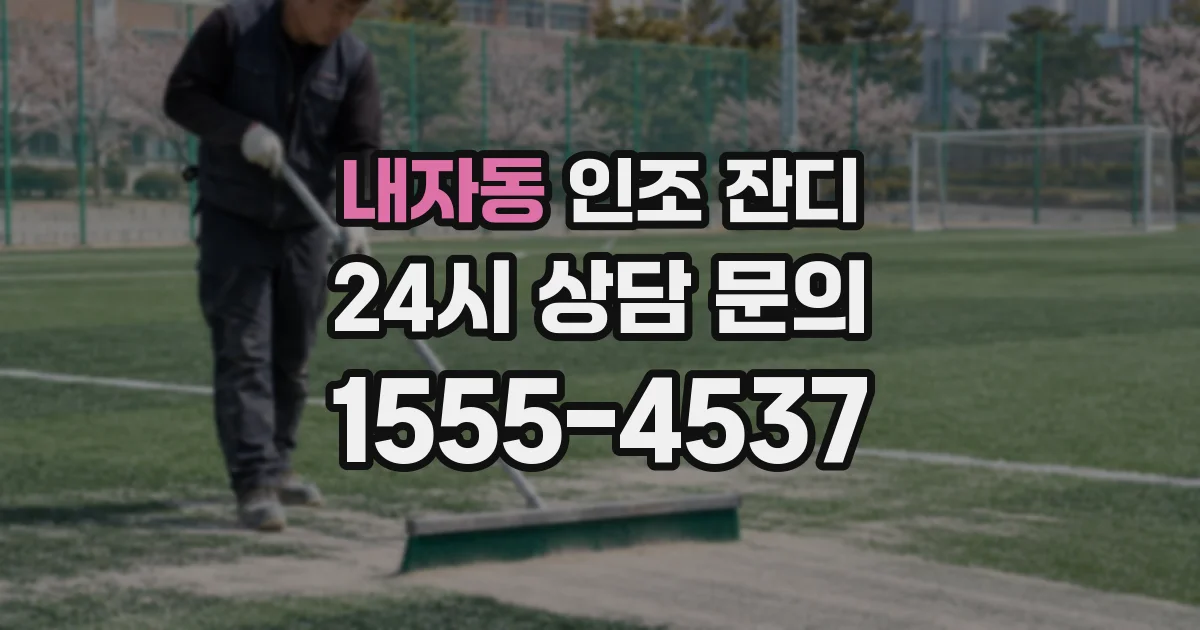내자동 인조 잔디