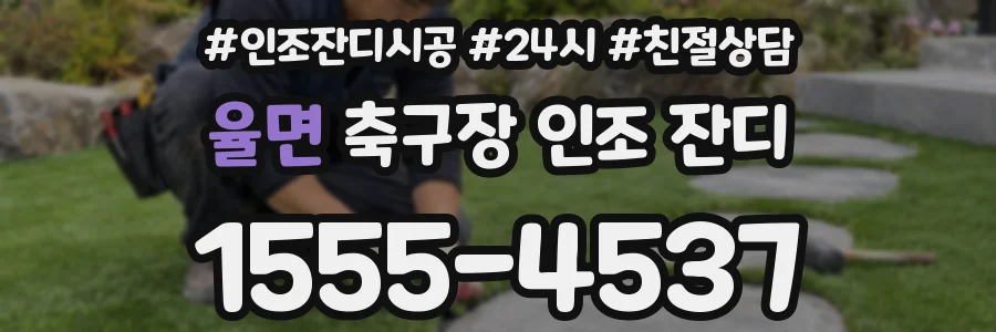 율면 축구장 인조 잔디