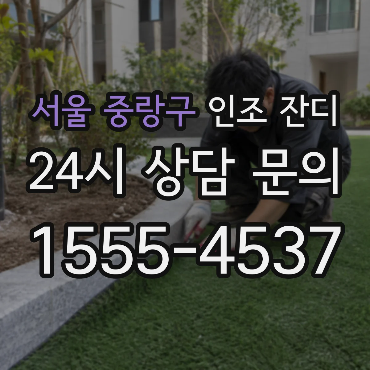 서울 중랑구 인조 잔디