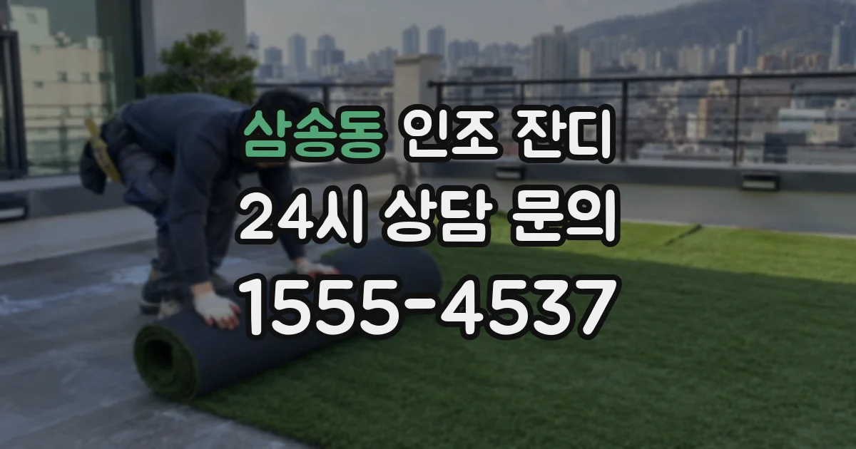 삼송동 인조 잔디