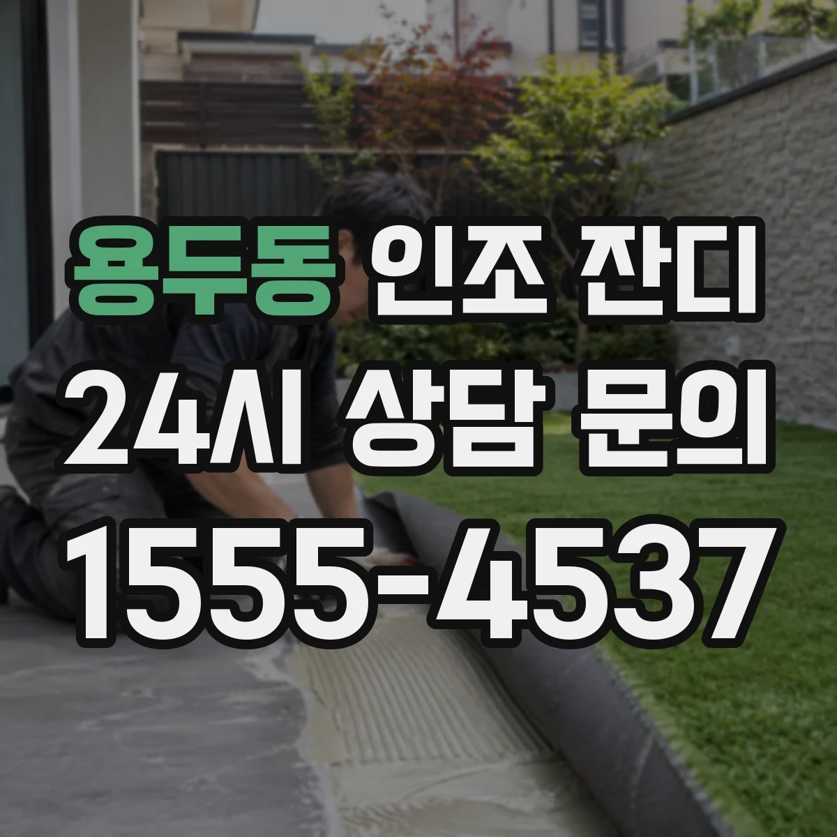 용두동 인조 잔디
