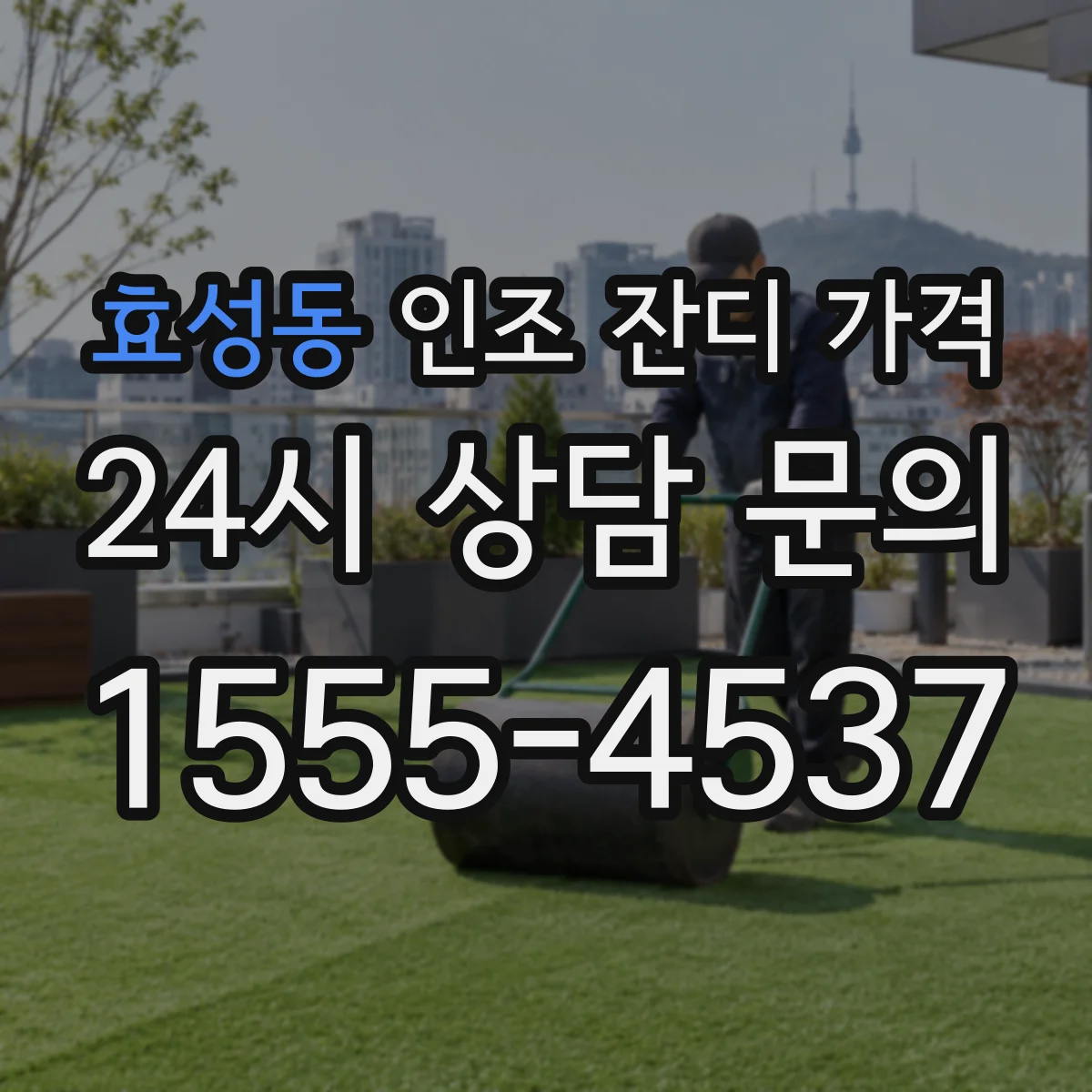 효성동 인조 잔디 가격