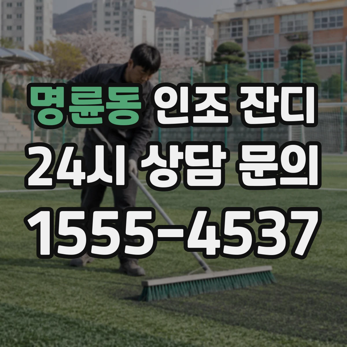 명륜동 인조 잔디