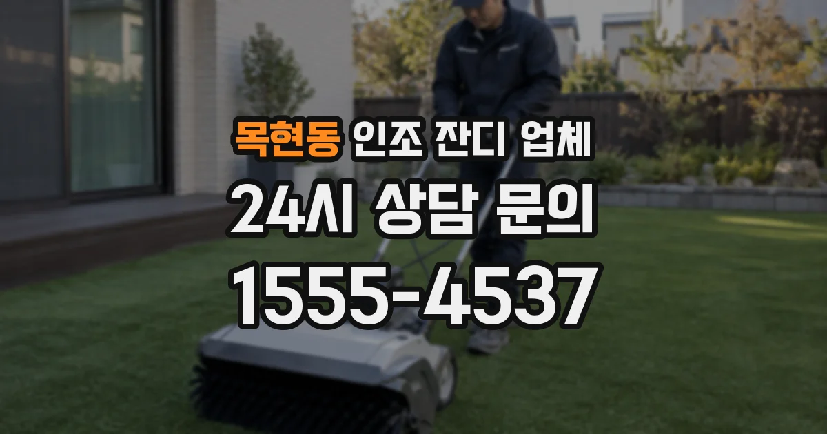 목현동 인조 잔디 업체