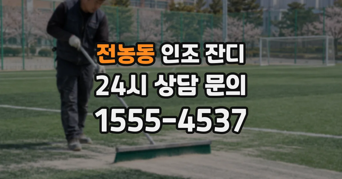 전농동 인조 잔디