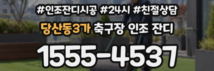 당산동3가 축구장 인조 잔디
