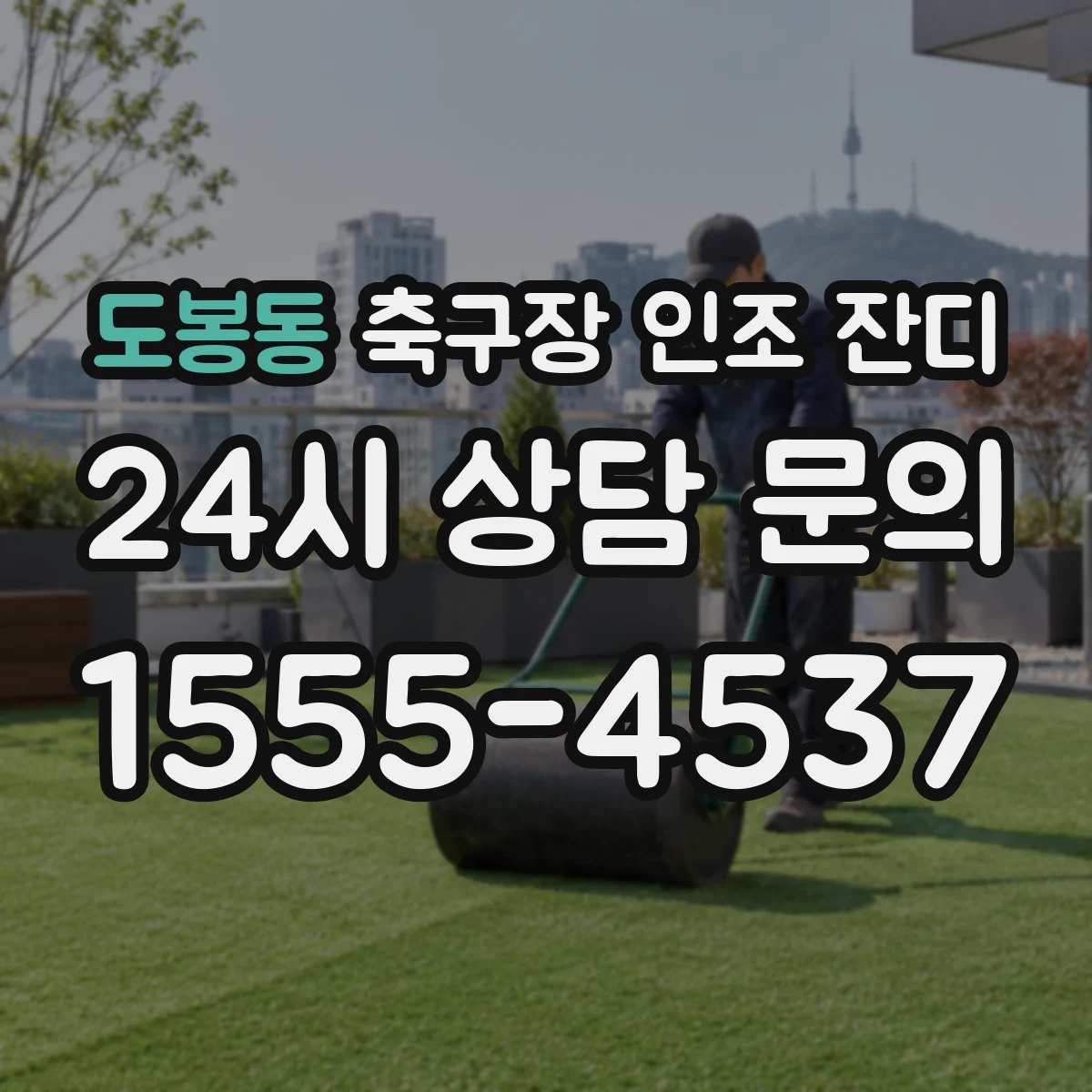 도봉동 축구장 인조 잔디