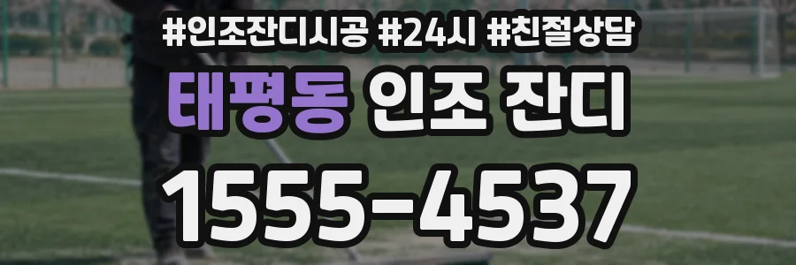 태평동 인조 잔디