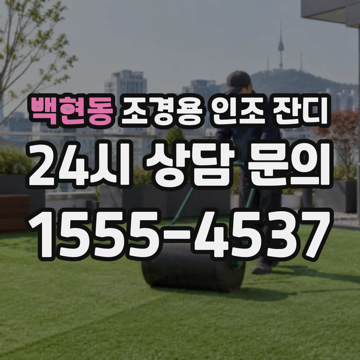 백현동 조경용 인조 잔디