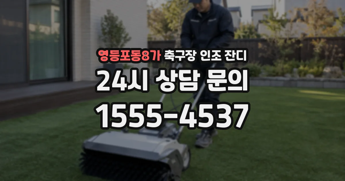 영등포동8가 축구장 인조 잔디