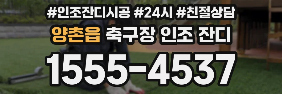 양촌읍 축구장 인조 잔디