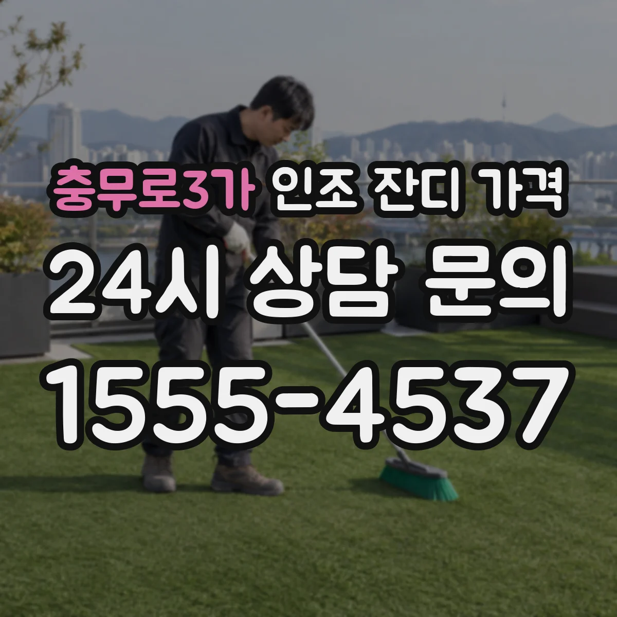 충무로3가 인조 잔디 가격