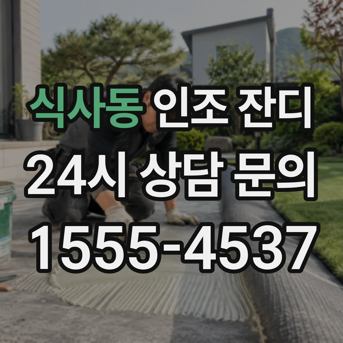 식사동 인조 잔디