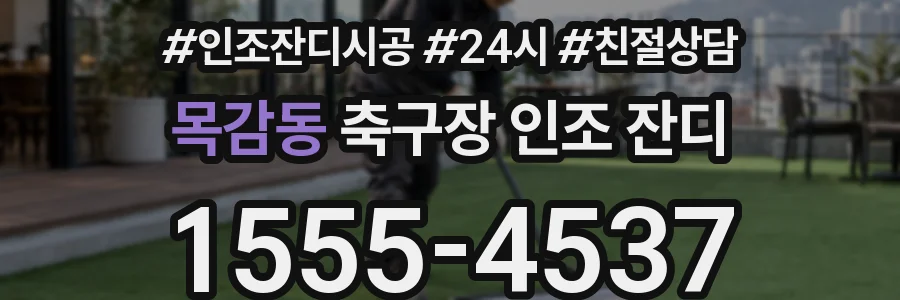 목감동 축구장 인조 잔디