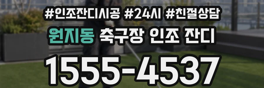 원지동 축구장 인조 잔디