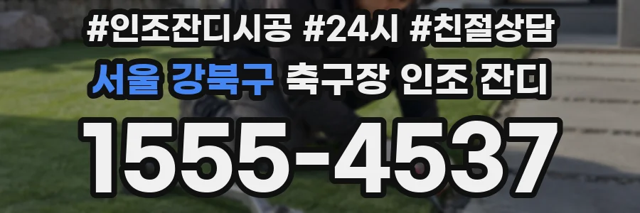 서울 강북구 축구장 인조 잔디
