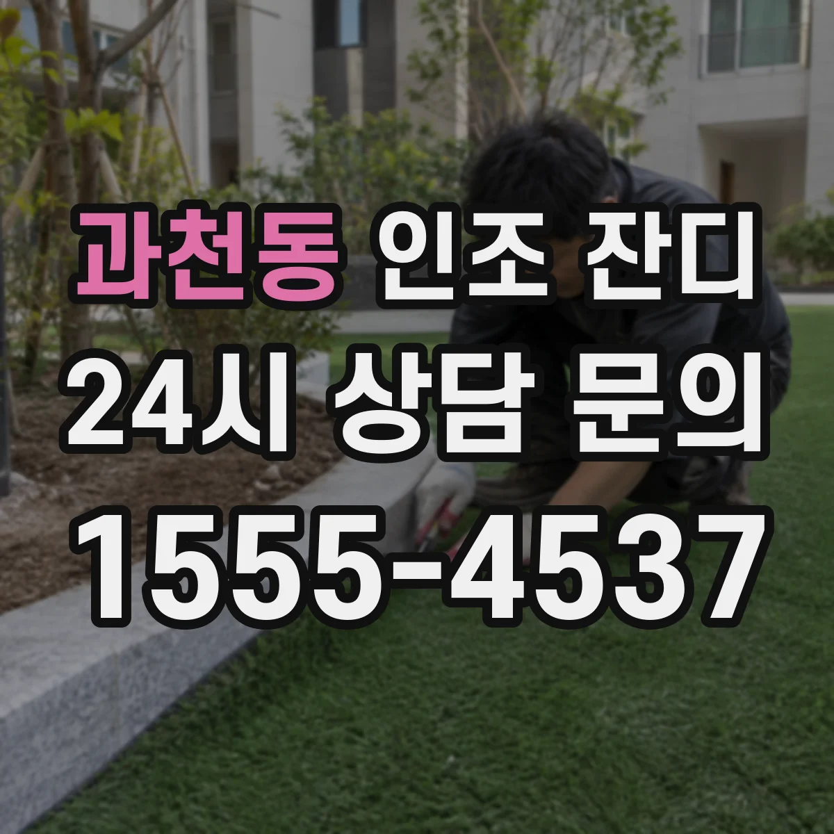 과천동 인조 잔디