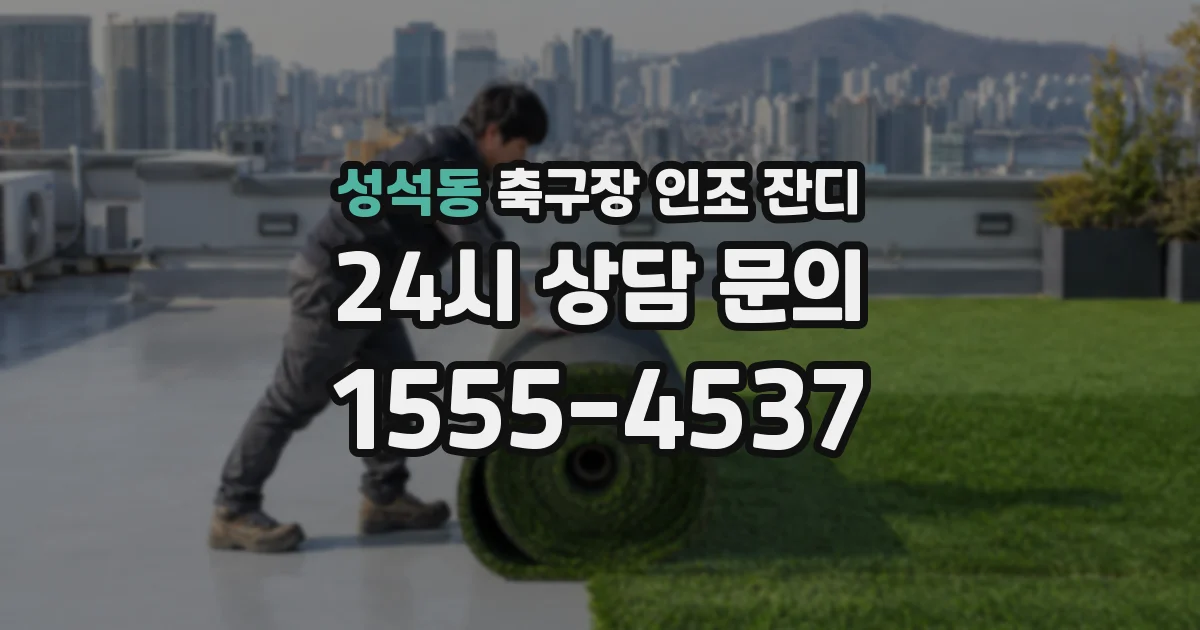 성석동 축구장 인조 잔디