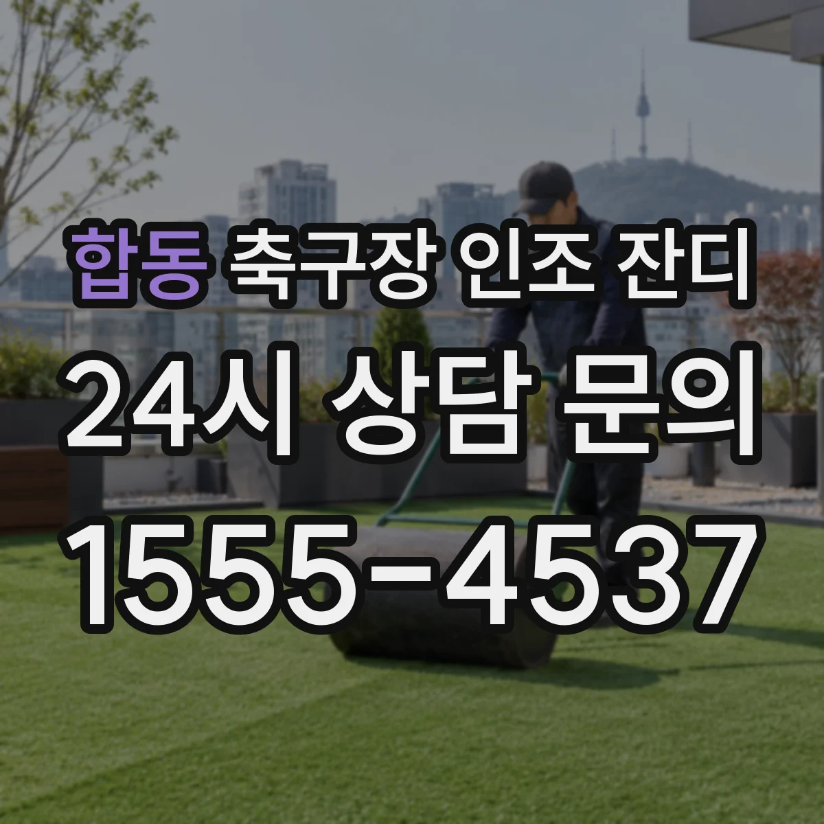 합동 축구장 인조 잔디