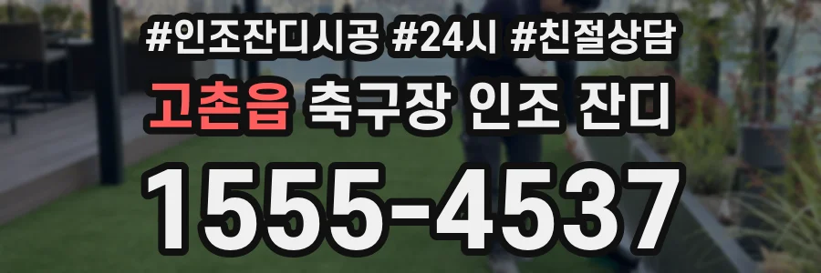 고촌읍 축구장 인조 잔디