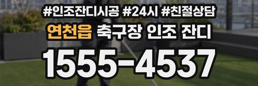 연천읍 축구장 인조 잔디