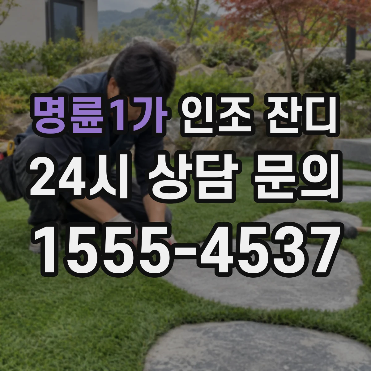 명륜1가 인조 잔디