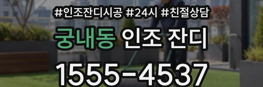 궁내동 인조 잔디