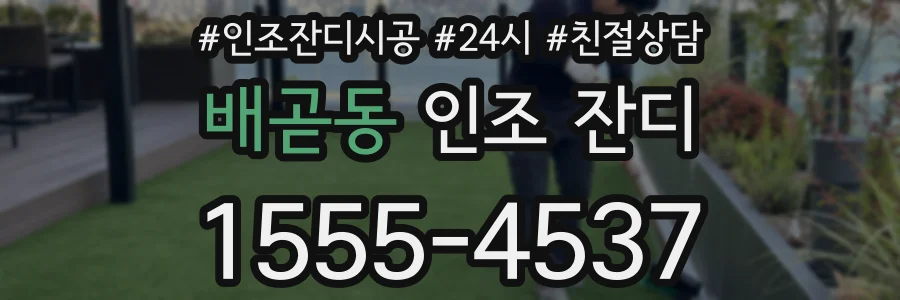 배곧동 인조 잔디